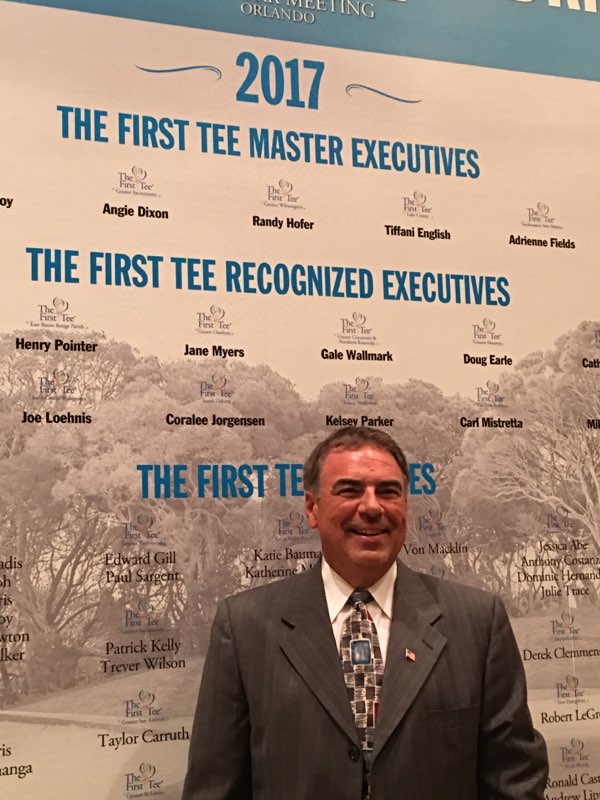The First Tee of Greater Wilmington's Randy Hofer earns The First Tee Master Executive designation